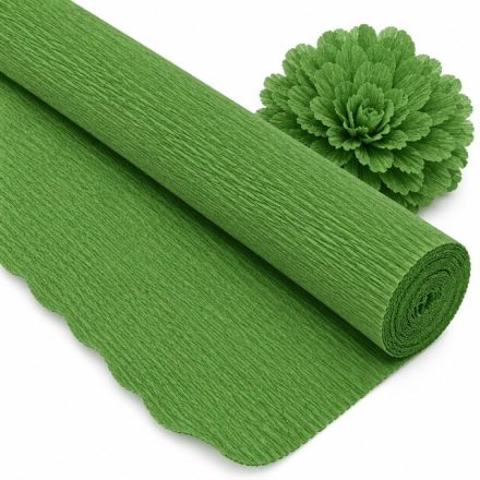 Italian crepe 180g green bottle 50x250 cm floristic paper