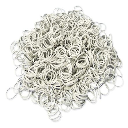 Rubber rubber fillings office white 30 mm x 1,5 x 1,5 mm - 1 kg