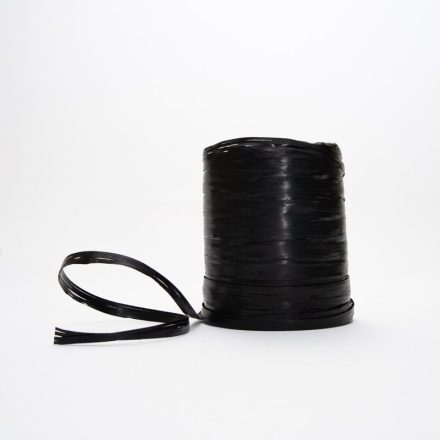 Black floral reef 200 m for decoration of bouquets, gifts