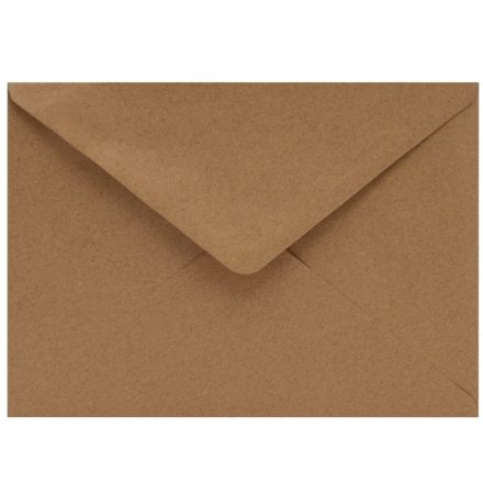 Paper envelopes C5 brown 120 g 50 pcs for wedding invitations