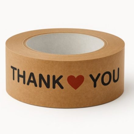 Paper Tape Kraft Thank You 48 mm x 50 m printed