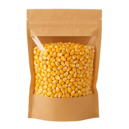 Doypack ECO KRAFT with large window 250 ml - paper bags 100 pcs