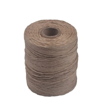 Flax threads shiny raw strong brown 2 mm 250 g 250 m