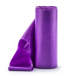 Garbage bags LDPE 120 l, 27 um, purple, 25 pcs