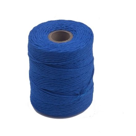 Blue cotton cord 2 mm 180 m packaging skate 250 g