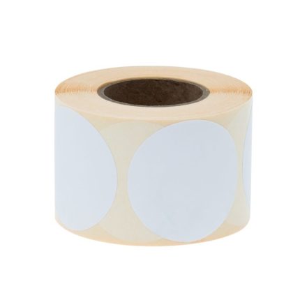Round stickers Fi50mm 500white
