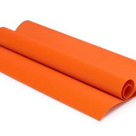 Corrugated ornamented cardboard orange B2 50x70 cm 270 g/m2 TF-709