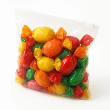 String bags with transparent slider 400x400 mm 70 um - 50 pc