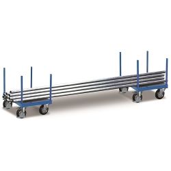 Transport trolley for long materials SW-700.710 with pubics 1200
