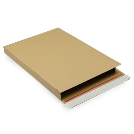 Cardboard box Flatbox F09 250x30x350 mm brown with glue strip