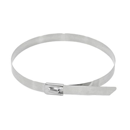 Steel stainless steel clamps 680 x 7,9 mm for cables 100 pcs