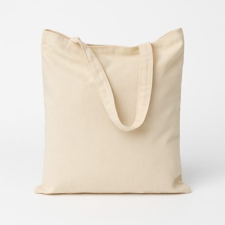 Ecru cotton bag 38x42 cm, handle 35 cm, 140 g/m2