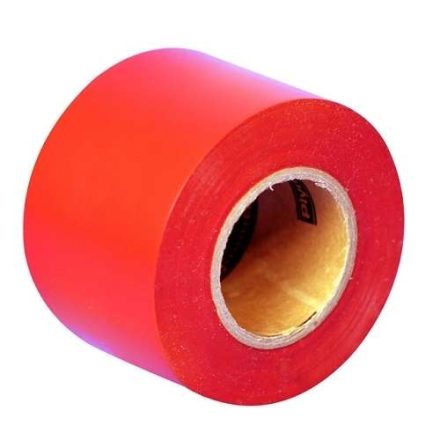 Insulating tape PCV red 50mm x 25m for electric conductors