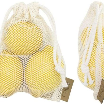 Cotton-shopping net ECRU 15x20cm, fruit and vegetable bag