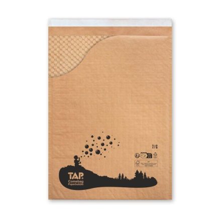 Green paper bubble envelope G17/A4 230x350 mm brown 1 pcs