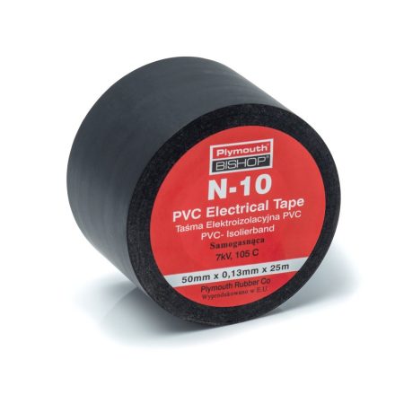 Insulating tape PVC black 50 mm x 25 m for electric cables