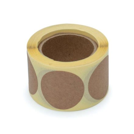 Round stickers EKO KRAFT fi 35 mm 250 p. self-adhesive labels