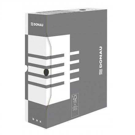 Cardboard archive box A4 for documents 100x340x297 mm grey