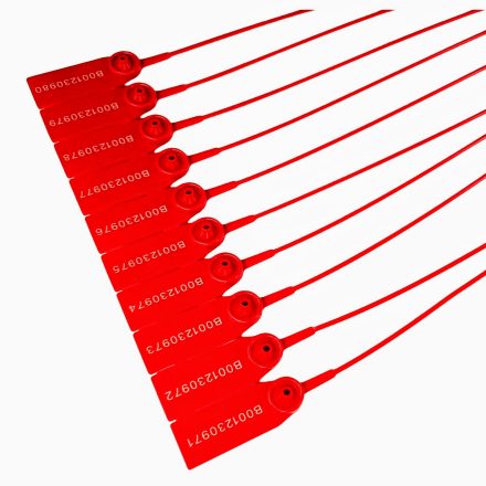 Plastic seal with NeoSafe cable red 100 pcs