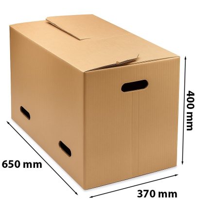 Moving Box 650x370x400 mm 5In brown