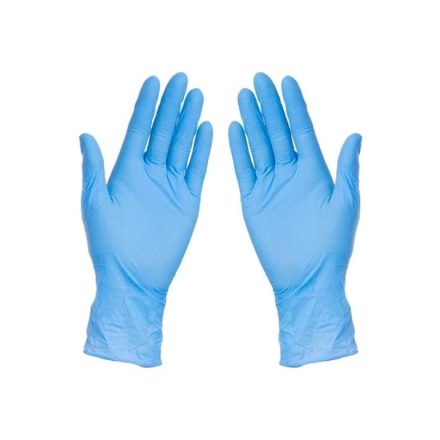 Single-blue nitrile gloves XL powder-free 100 pcs