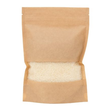 Paper Doypack ECO KRAFT string with small window 1000 ml 100 pcs