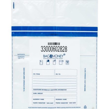 Secure banking envelopes C3 320x450 mm Transparent 100 pc