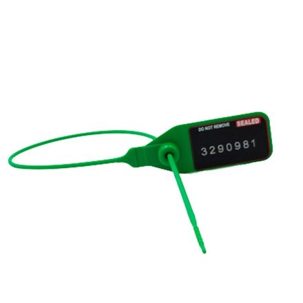 Unix L plastic protection seal 385 mm green 10 pcs