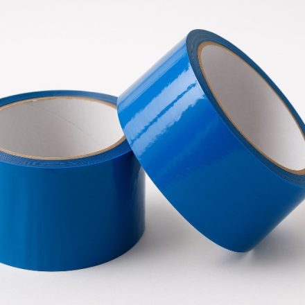 Blue acrylic packaging tape 48 mm x 45 m for cartons and packages