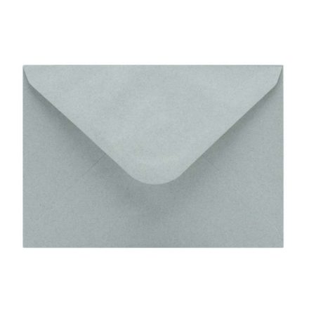 Small grey C6 decorative envelopes for cards and invitations, 120 gsm, 50 pcs