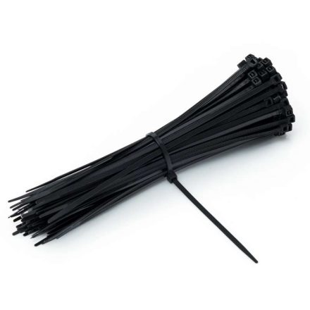Cable clamps black triticles 300 x 4,8 mm 100 pcs