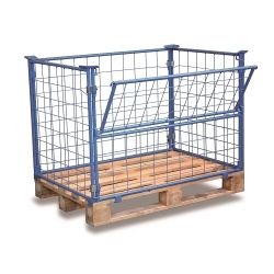 Pallet top-up steel folding mesh TYP64 1200x1000x1200mm