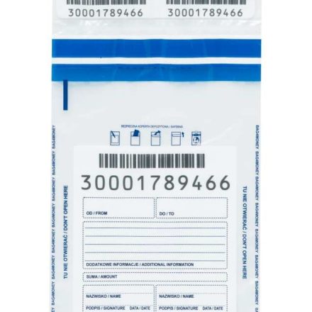 Secure banking envelopes LDPE A5 140x220 mm colourless 100 pc