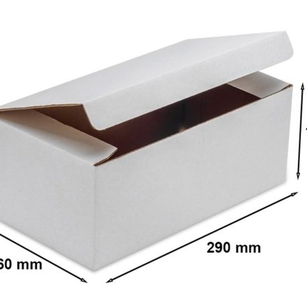 Cardboard box F215 290x160x110 mm white InPost Gibarit B