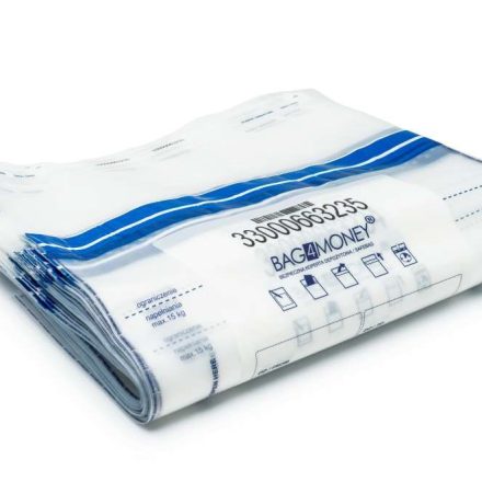 Bag for bank billet transparent 15 kg 400x410+110+30 mm 50 pc