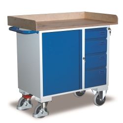 Tool trolley with drawers and locker SW-985.002 400 kg
