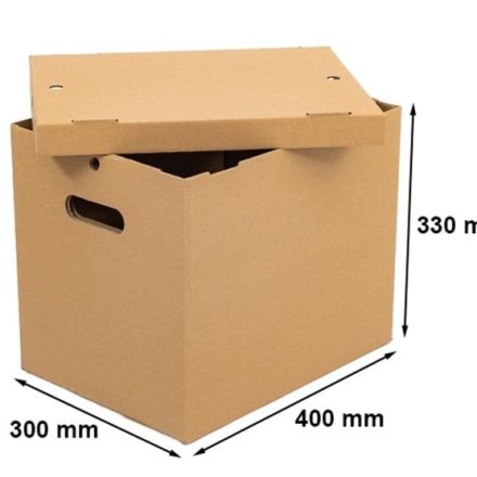 Strong moving carton with age 400x300x330mm(cheeks) GRUBY 10 pc