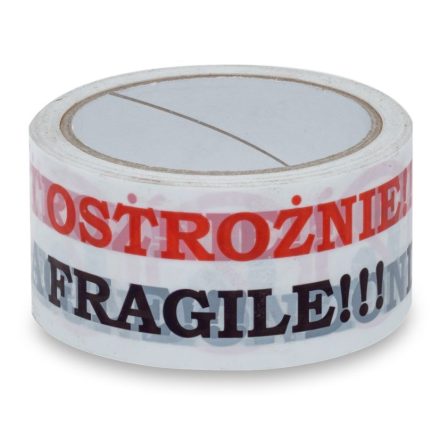 Warning packaging tape Attention NIE DECLARE PL/ENG 48mm/66m