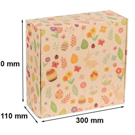 Cardboard WIOSNA Easter Box 300x300x110 mm