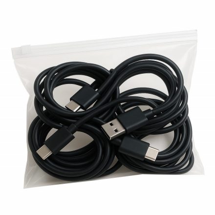 Foil bags with slider 350x450 mm, 70 um, 50 pcs