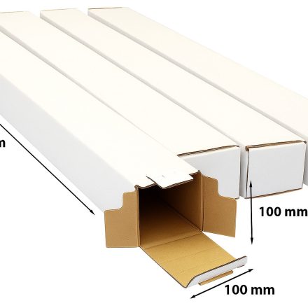 Package - Cardboard 100x100x920mm White - 10 pc