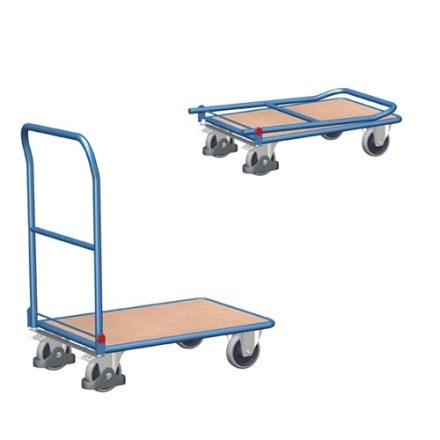 Platform storage trolley foldable with stick SW-600.802 250 kg