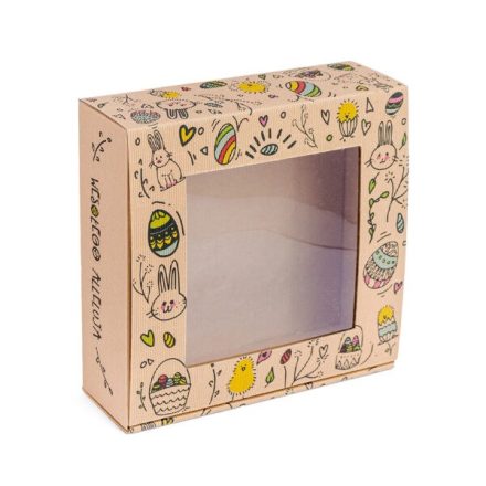 Easter box with window 250x240x80 mm for gifts