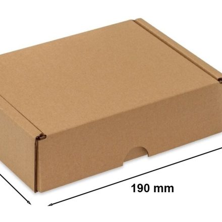Cardboard F427 Fashion Box 190x140x55mm brown