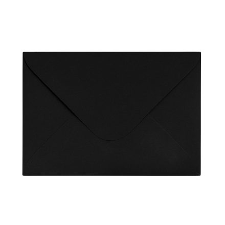 Ornamental envelope C6 Pearl Black 120g 50 pieces - Luxury envelopes