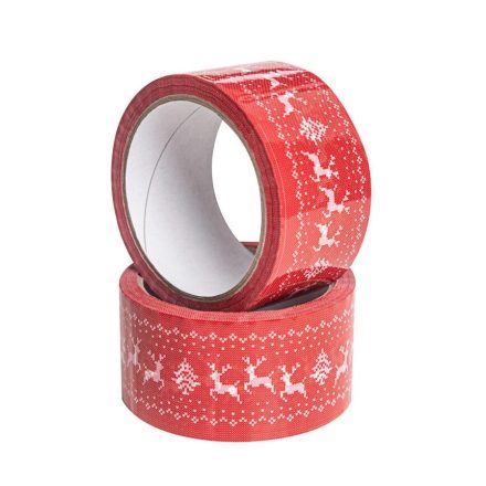Red Deer Packing Tape 48mm/50m for gifts