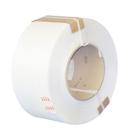 Clamping tape PP for banding 12mm 0,55mm 3000m white