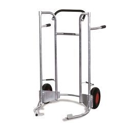 Low tyre transport trolley SK-710.313, 200 kg, 540-820 mm