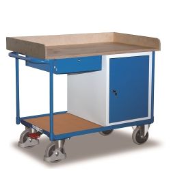 Tool trolley SW-600.611 with cabinet and counter 400 kg