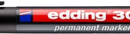 Permanent Marker E-300 black 1,5-3 mm round for foil and plastic